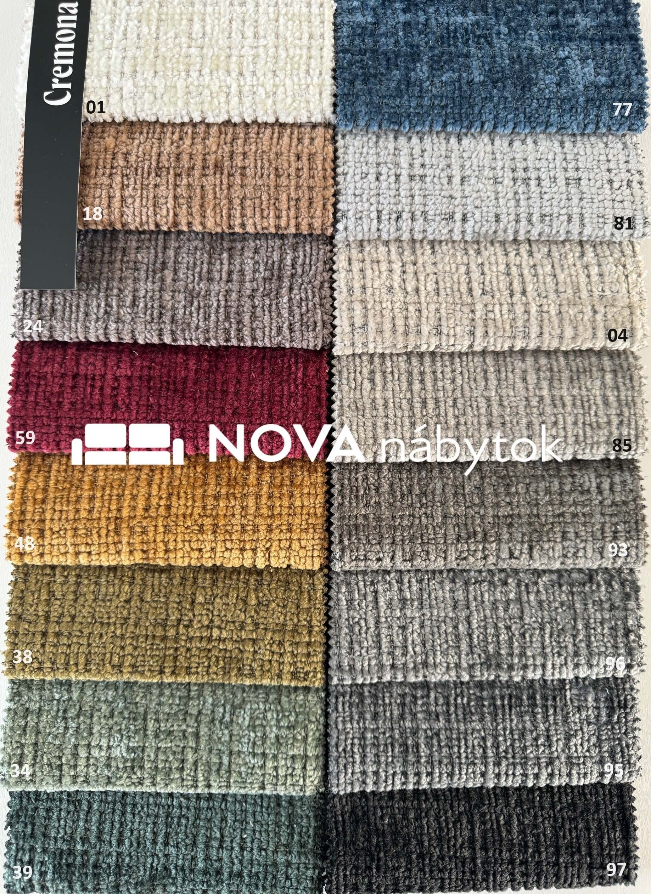 Cremona potahová látka Nábytek NOVA